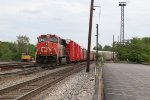 CN 2277 pulls out the south end as it doubles Q11651 in to the yard